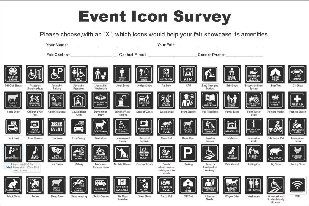 Event Icons Survey 