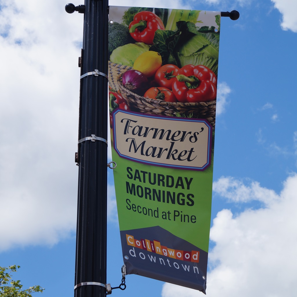 Collingwood Farmers' Market Banner