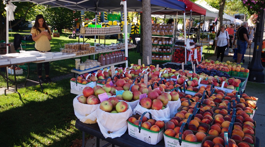 Goderich Farmers' Market Fruit Vendor