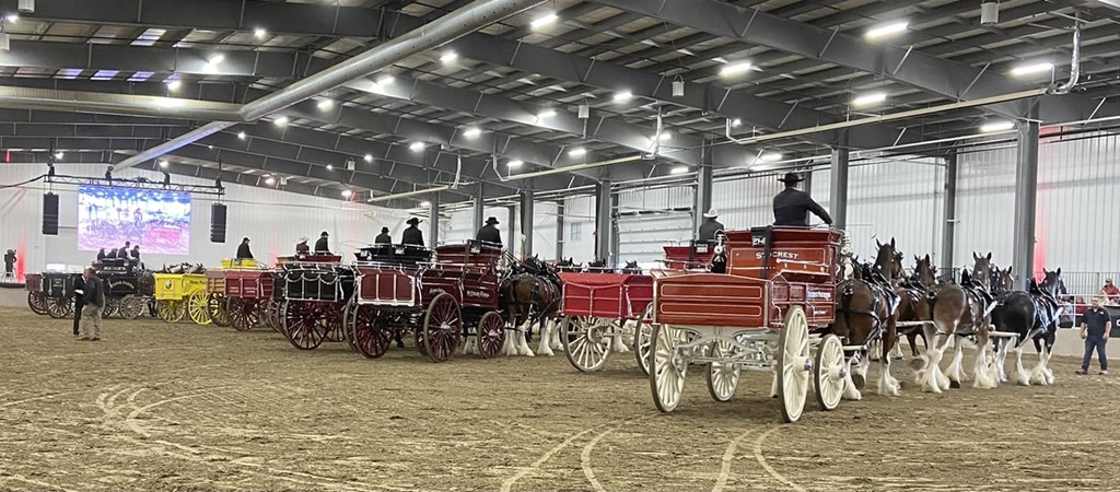 Four Horse Hitch Wagon