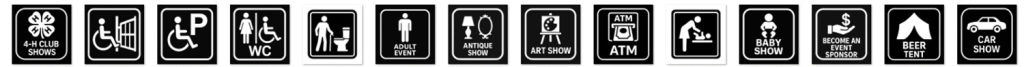 Ontario Agritourism Event Icons - Row 1