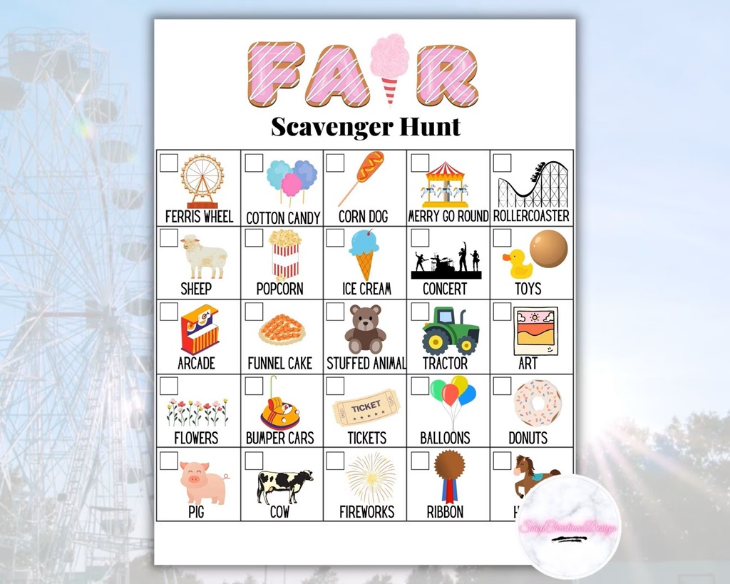 Scavenger Hunt - Family and Youth Fair Guide