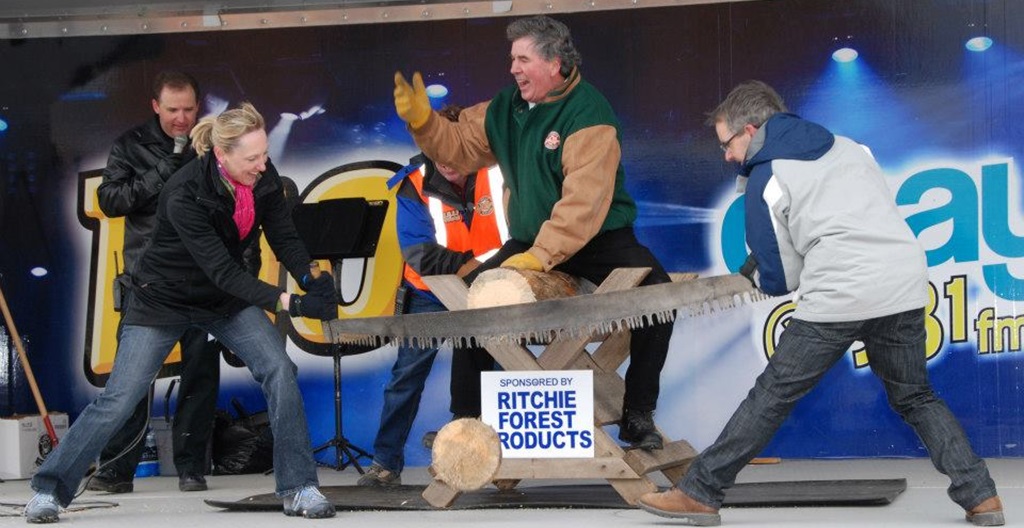 Sawing Contest - Elmvale Maple Syrup Festival