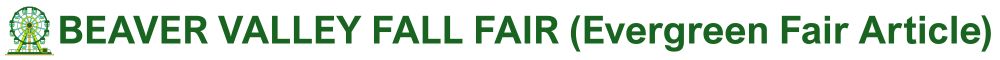 Beaver Valley Fall Fair