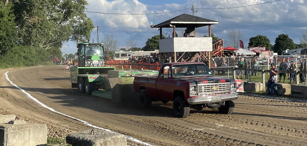 Truck Pull Competition at the Blackstock Fair