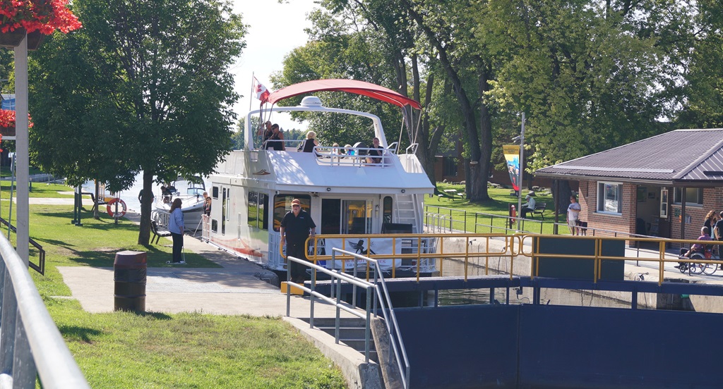 Boat in Locks