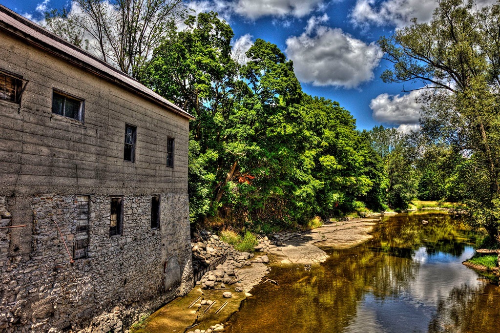 Building along River