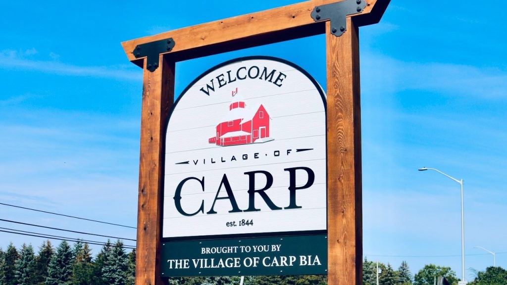 Welcome to Carp Sign
