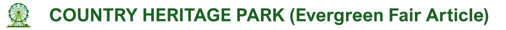 Country Heritage Park's Summer Fair