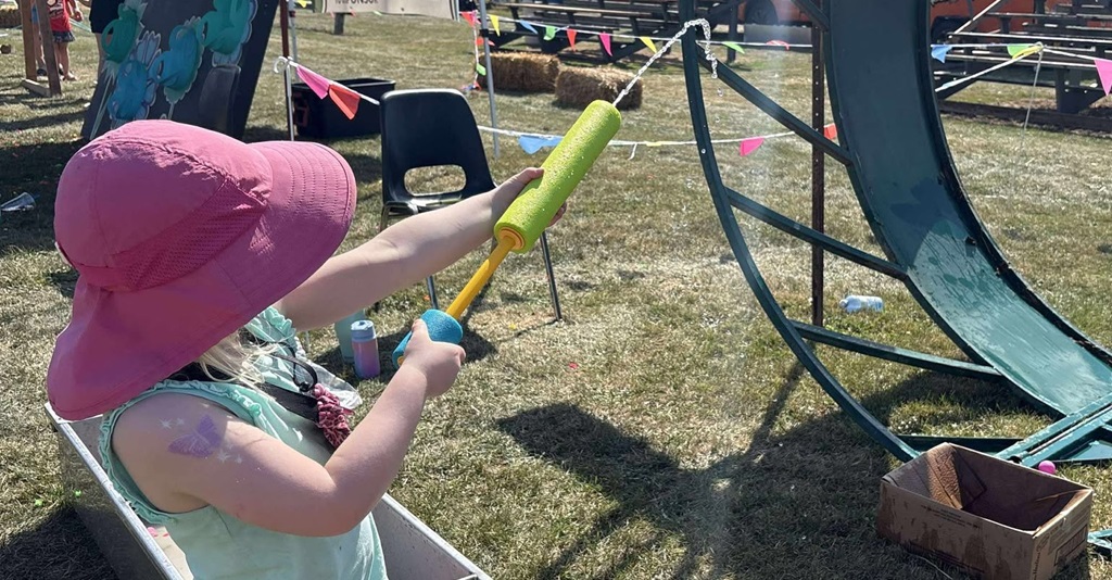 Having fun at the Embro Fair