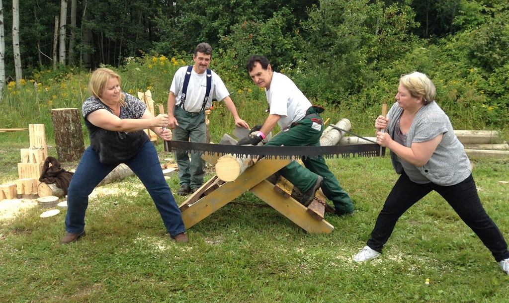 Log Sawing - Bonfield Fall Fair