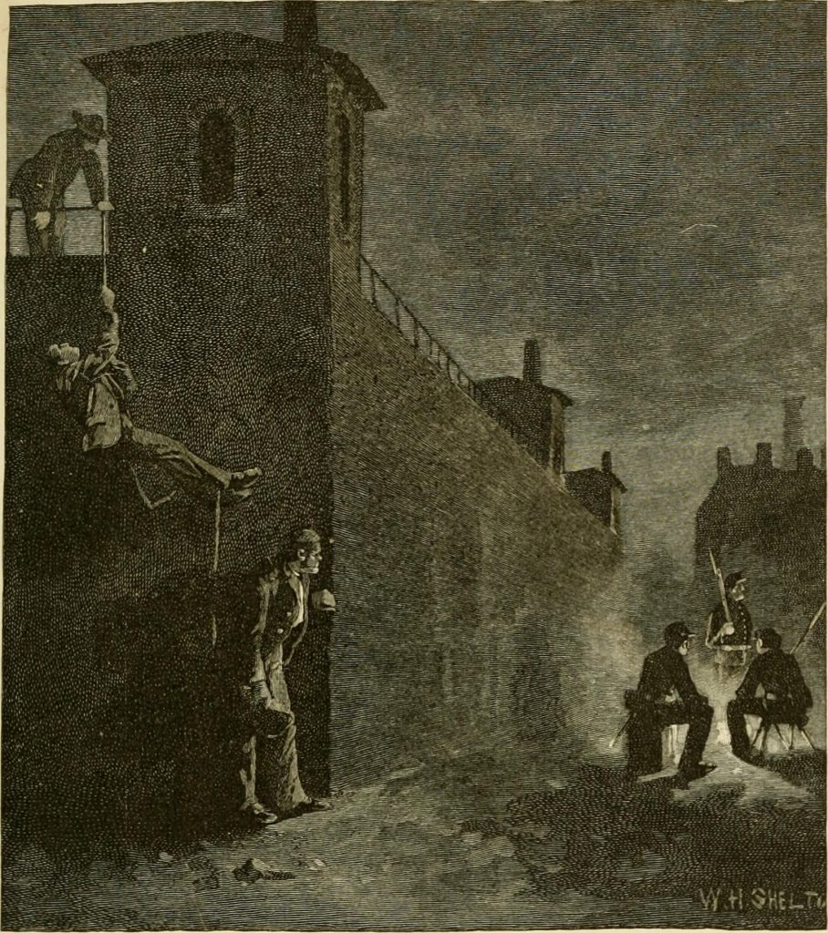 Illustrations of 19th-century jailbreaks remind us that even thick stone walls couldn’t always stop determined prisoners.