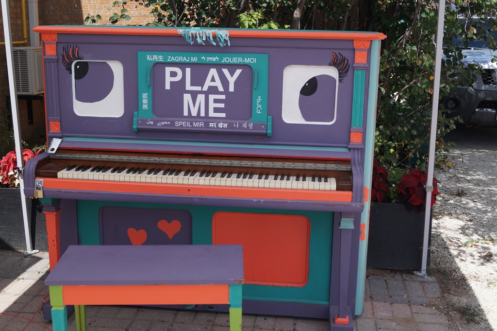 "Play Me" Street Piano