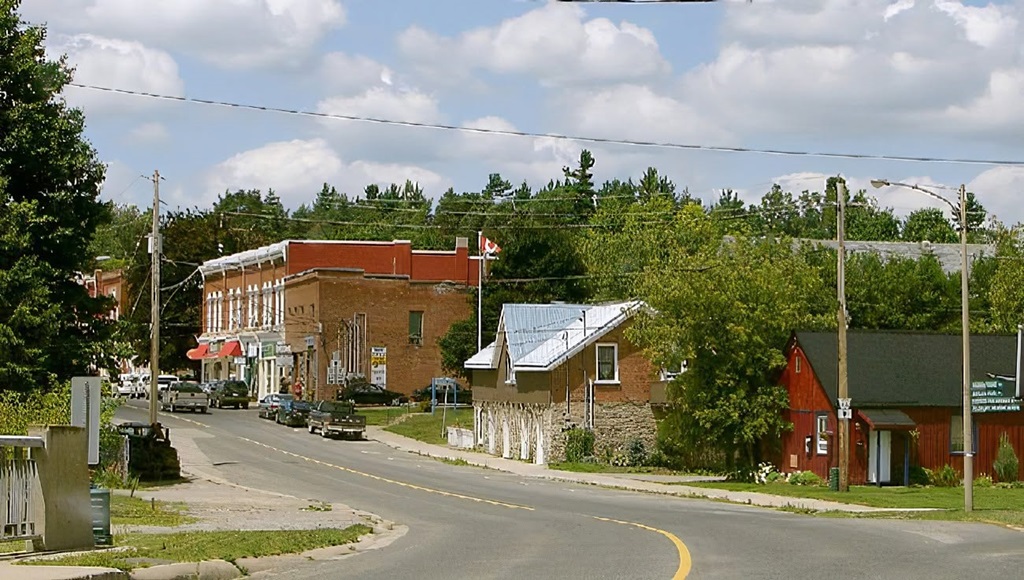 Road into town