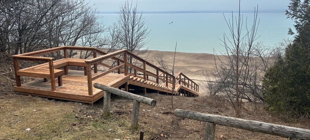 Stairs to beach