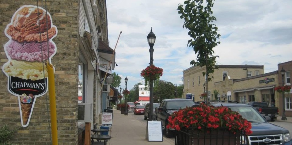 Sidewalk Scene