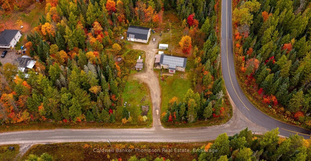 Arial view of Farm