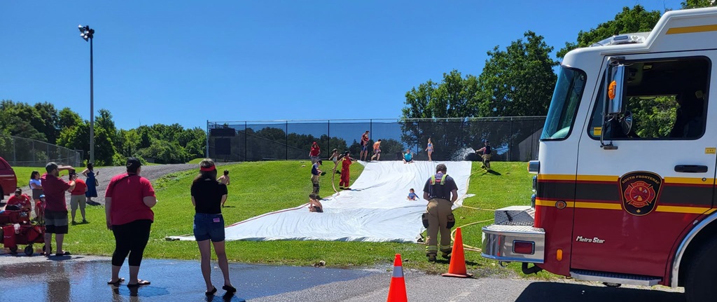 Water sliding