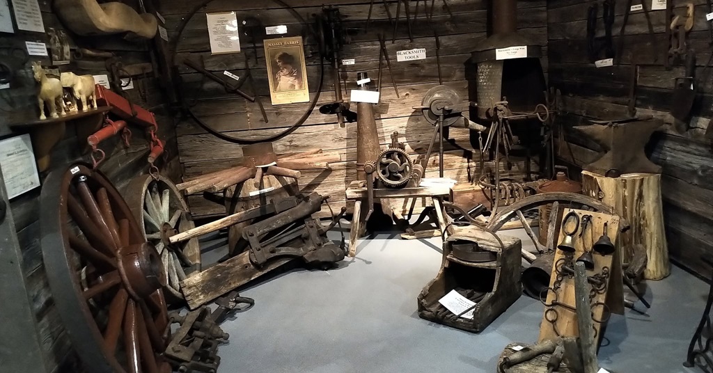Artifacts at the museum