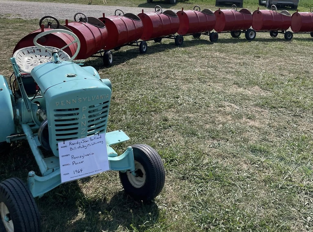 The kids are going to love the tractor pulled people (kids) mover