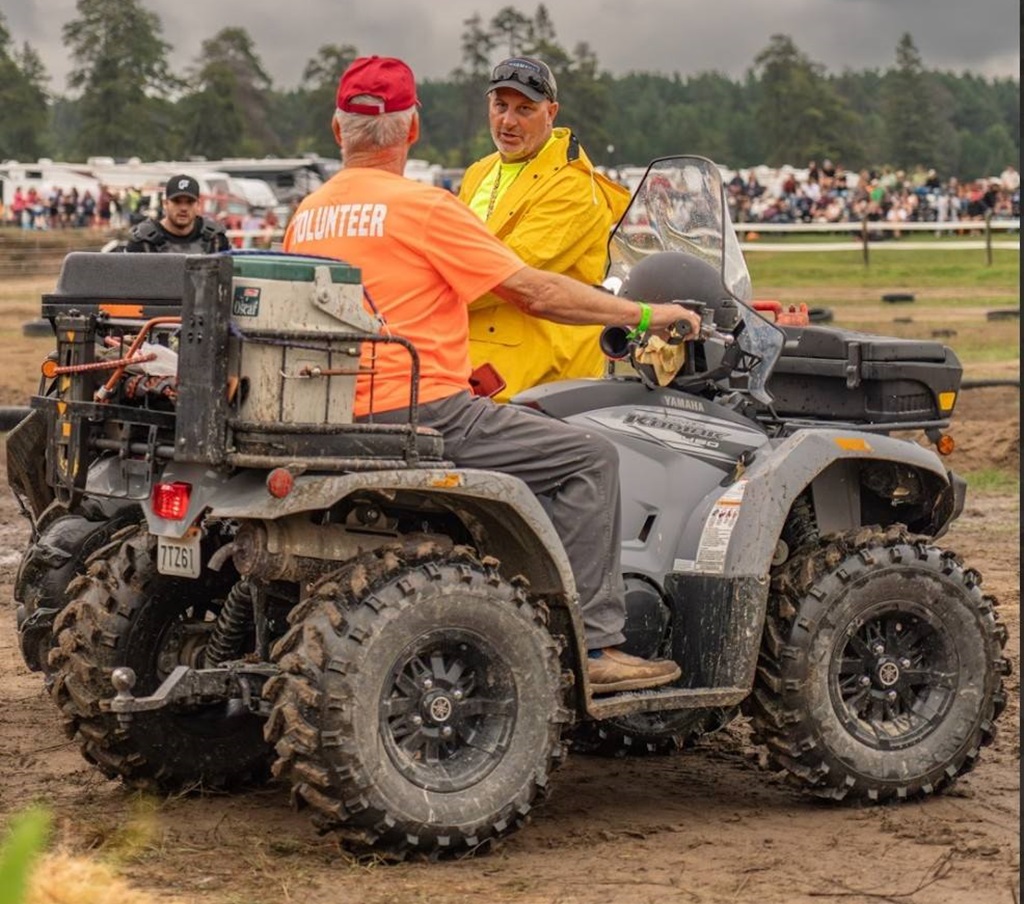 Volunteer on 4 Wheeler - Massey Fair