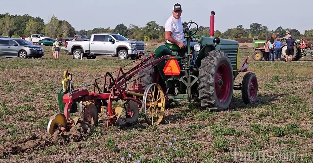 Vintage Tractor Plowing - IPM 