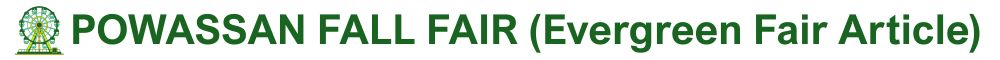 Powassan Fall Fair