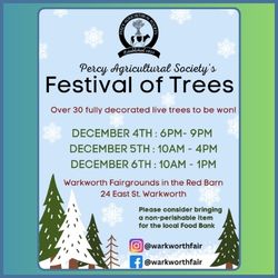 Festival of Trees Percy Agricultural Society 2026