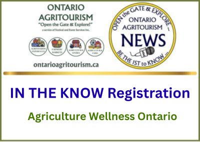 In the Know registration – Agriculture Wellness Ontario