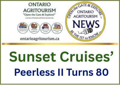 Sunset Cruises – Peerless II turns 80 this season