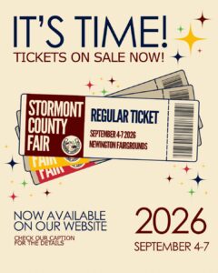 Stormont County Fair Tickets Now on Sale