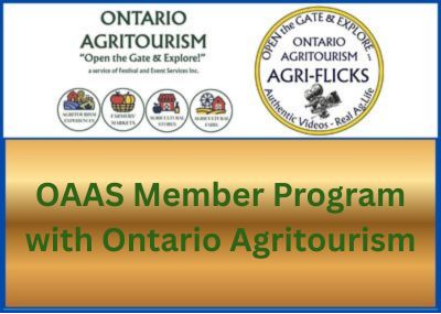Protected: OAAS Member Program with Ontario Agritourism