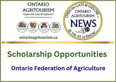 Scholarship Opportunities – Ontario Federation of Agriculture