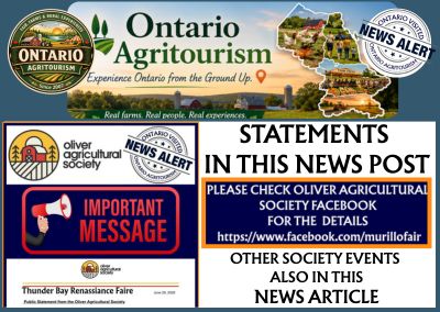 Oliver Agricultural Society NEWS