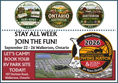 STAY: Welcome! at the International Plowing Match – Bruce County