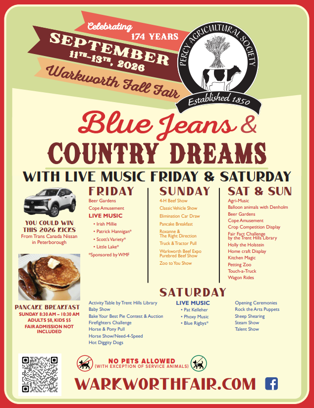 Warkworth Fall Fair - Schedule