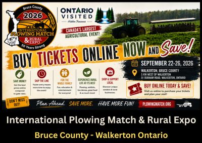 International Plowing Match and Rural Expo – Get Your Tickets